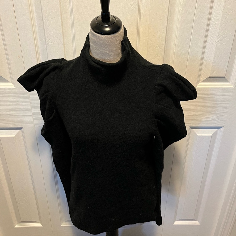 Industry size S Elegant Black Women's Top